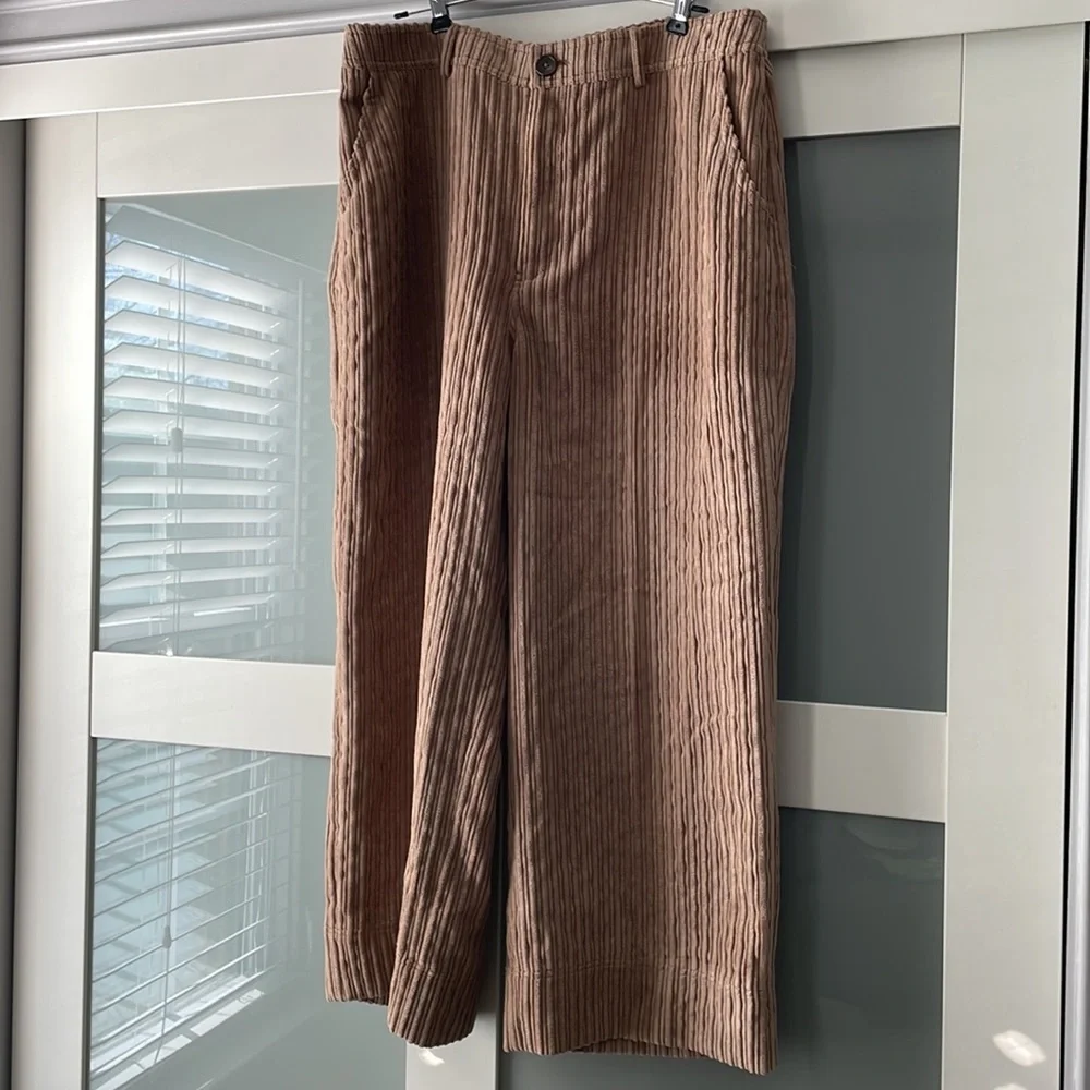 Elie Tahari Cropped Corduroy Wide Leg Pants - Picture 11 of 12